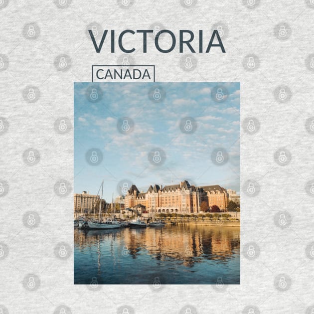 Victoria British Columbia Capital City Canada Souvenir Gift for Canadian T-shirt Apparel Mug Notebook Tote Pillow Sticker Magnet by Mr. Travel Joy